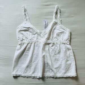 BNWT Brandy Melville/John Galt White Tiffany/Edith Lace Tank - 20.5 × 14.5